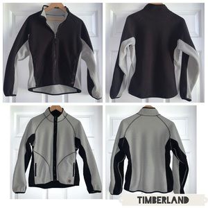 Timberland Full Zip Reversible Fleece Jacket Sz S